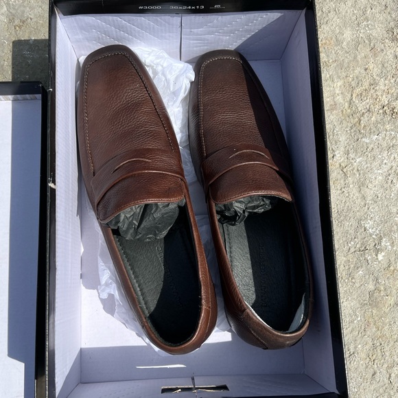 Men’s Dark Brown Banana Republic Harrison Dress Shoes - Picture 4 of 8